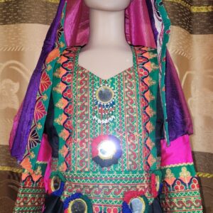 Beautiful Afghani girl style shalwar kameez