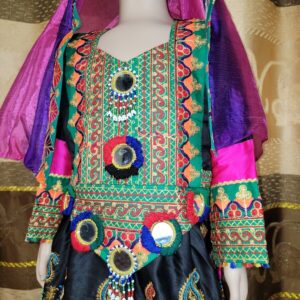 Beautiful Afghani girl style shalwar kameez