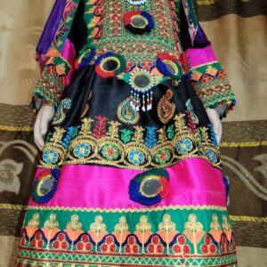 Beautiful Afghani girl style shalwar kameez