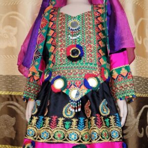 Beautiful Afghani girl style shalwar kameez