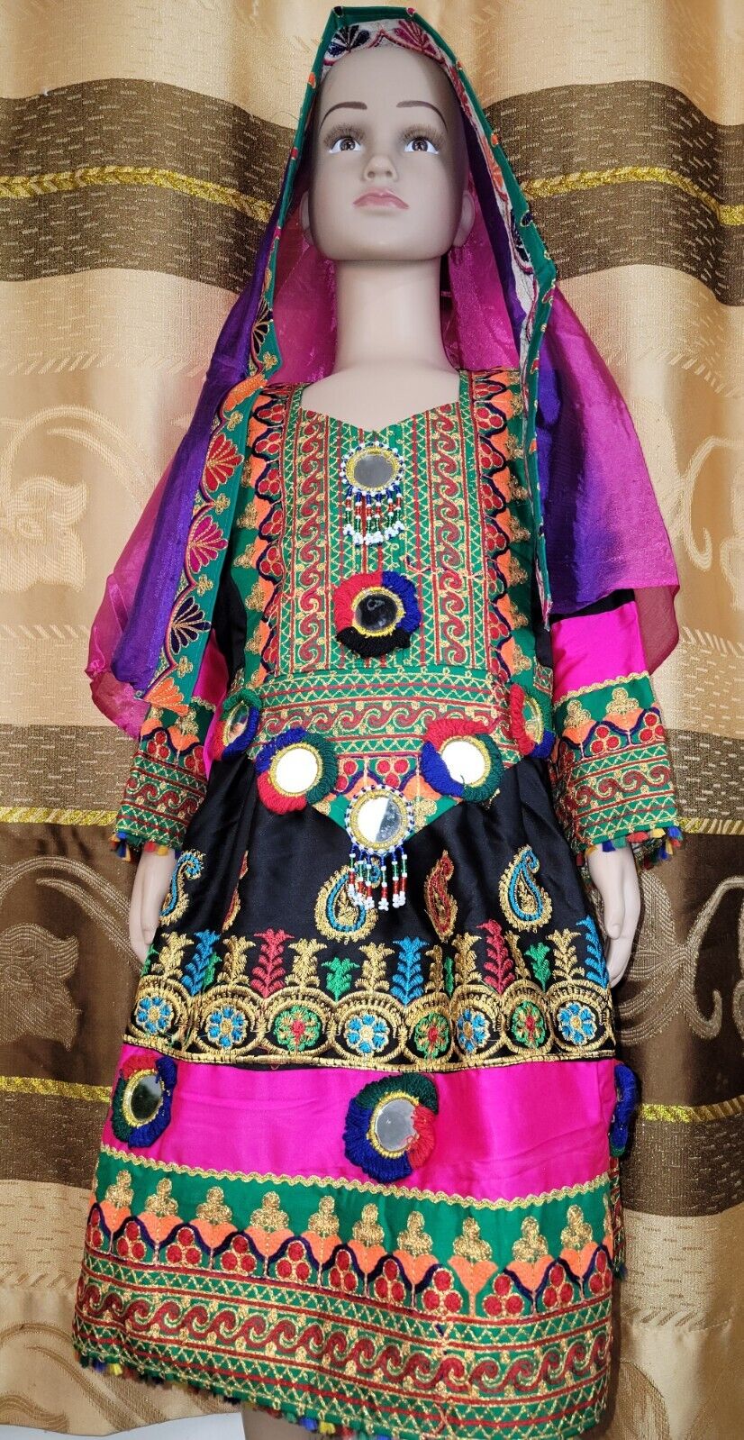 Beautiful Afghani girl style shalwar kameez_5 Beautiful Afghani girl style shalwar kameez