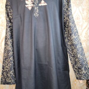 Black readymade Kurta Style Shalwar