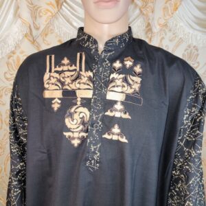 Black readymade Kurta Style Shalwar