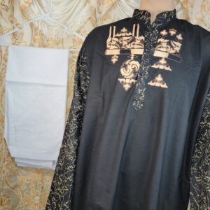 Black readymade Kurta Style Shalwar