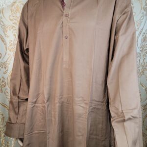 Brown Orange readymade Shalwar Kameez