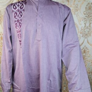 Light Violet readymade Style Kurta Shalwar Kameez