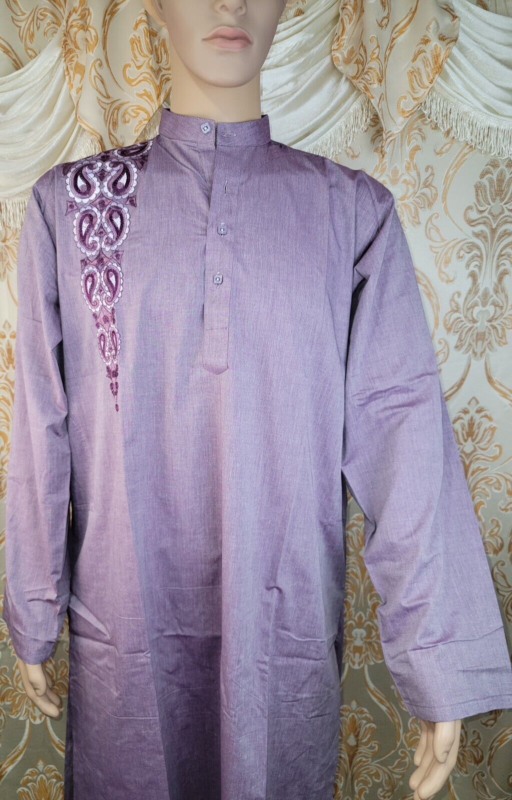 Light Violet readymade Style Kurta Shalwar Kameez_0 Light Violet readymade Style Kurta Shalwar Kameez