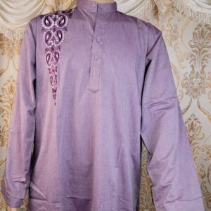 Light Violet readymade Style Kurta Shalwar Kameez