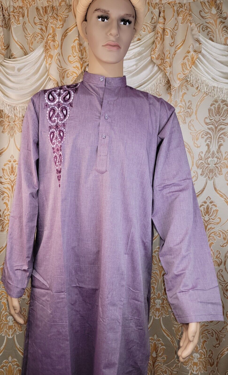 Light Violet readymade Style Kurta Shalwar Kameez_1 Light Violet readymade Style Kurta Shalwar Kameez