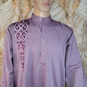 Light Violet readymade Style Kurta Shalwar Kameez