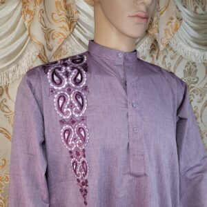 Light Violet readymade Style Kurta Shalwar Kameez