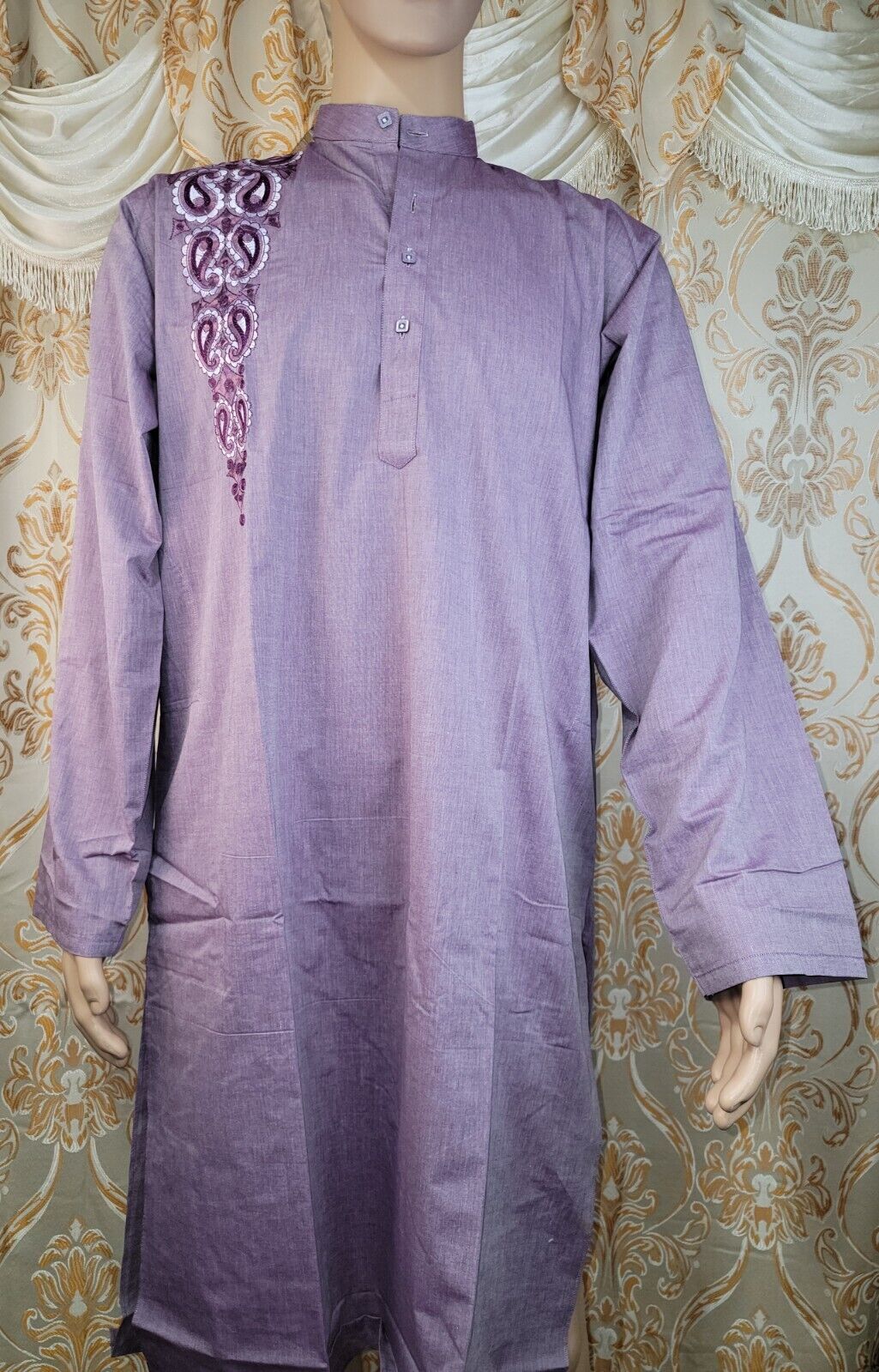 Light Violet readymade Style Kurta Shalwar Kameez_4 Light Violet readymade Style Kurta Shalwar Kameez