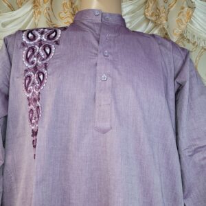 Light Violet readymade Style Kurta Shalwar Kameez