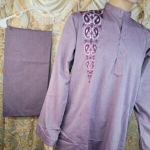 Light Violet readymade Style Kurta Shalwar Kameez