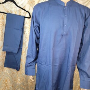 Blue readymade Kurta Style Shalwar