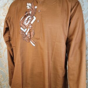 Dark Orange readymade Kurta Style Shalwar