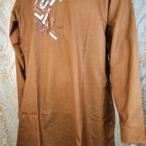Dark Orange readymade Kurta Style Shalwar