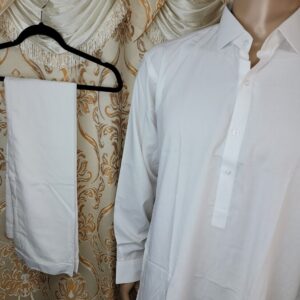 Off White readymade Shalwar Kameez Style