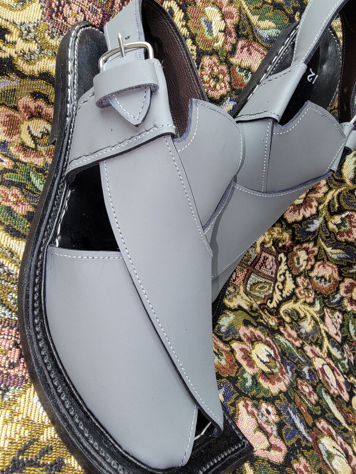 Men's Stylish Peshawari leather Handmade_4 Men's Stylish Peshawari leather Handmade