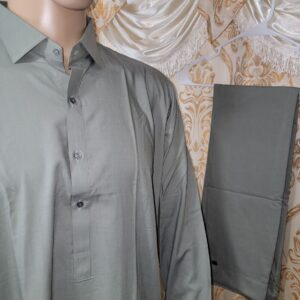 Light Grey readymade Shalwar Kameez Style