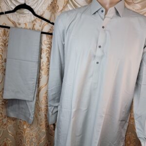 Light Grey readymade Shalwar Kameez Style