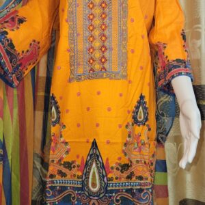 Readymade Embroidered Lawn Shalwar Kameez