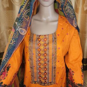 Readymade Embroidered Lawn Shalwar Kameez