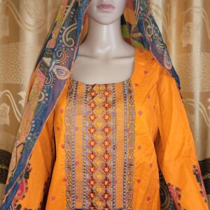 Readymade Embroidered Lawn Shalwar Kameez