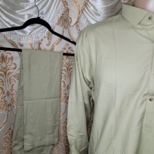 Light Faded Yellow readymade Shalwar Kameez Style