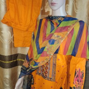 Readymade Embroidered Lawn Shalwar Kameez