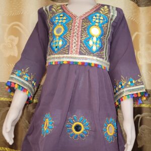 Beautiful Afghani girl style shalwar kameez