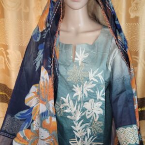 Readymade Embroidered Lawn Shalwar Kameez