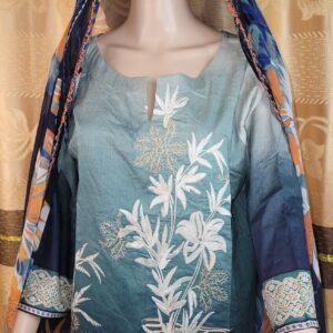 Readymade Embroidered Lawn Shalwar Kameez