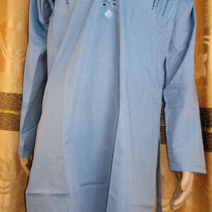 Light Blue readymade Kurta Style Shalwar