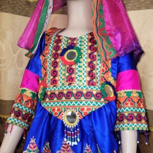 Beautiful Afghani girl style shalwar kameez