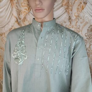 Light Green readymade Kurta Style Shalwar
