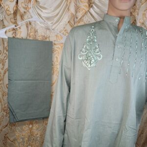 Light Green readymade Kurta Style Shalwar