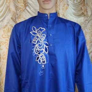Blue readymade Kurta Style Shalwar