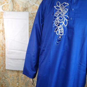 Blue readymade Kurta Style Shalwar