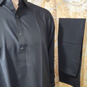 Black readymade Shalwar Kameez Style