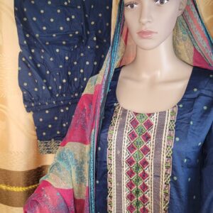 Readymade Embroidered Lawn Shalwar Kameez