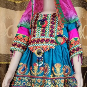 Beautiful Afghani girl style shalwar kameez
