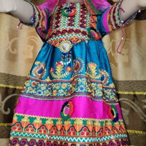 Beautiful Afghani girl style shalwar kameez