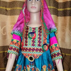 Beautiful Afghani girl style shalwar kameez